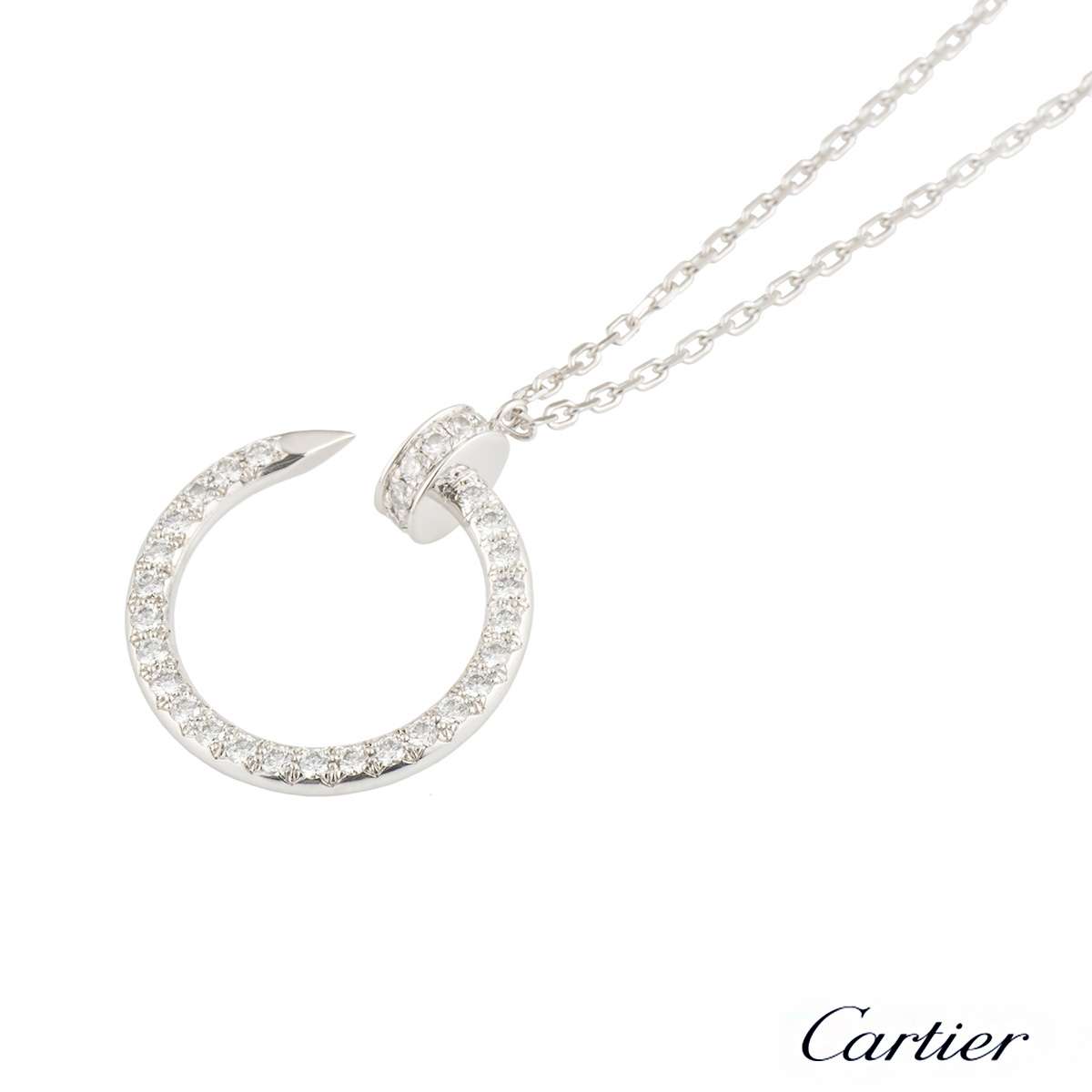 Cartier Juste Un Clou Diamond Necklace B3046900 | Rich Diamonds